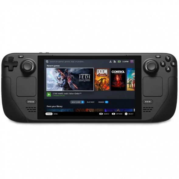 Игровая приставка Valve Steam Deck 64 ГБ SSD, черный в Новокузнецке