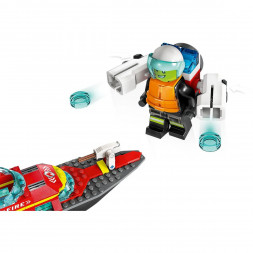 Конструктор LEGO City 60373 &amp;quot;Пожарно-спасательная лодка&amp;quot;, 144 деталей