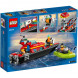 Конструктор LEGO City 60373 &amp;quot;Пожарно-спасательная лодка&amp;quot;, 144 деталей в Новокузнецке
