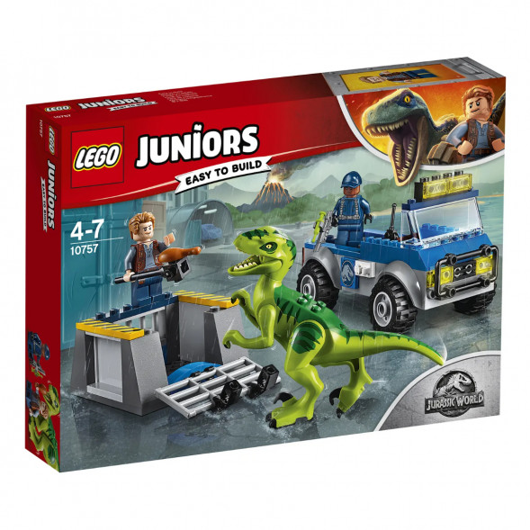 Конструктор LEGO Juniors 10757 Грузовик спасателей для перевозки раптора в Новокузнецке