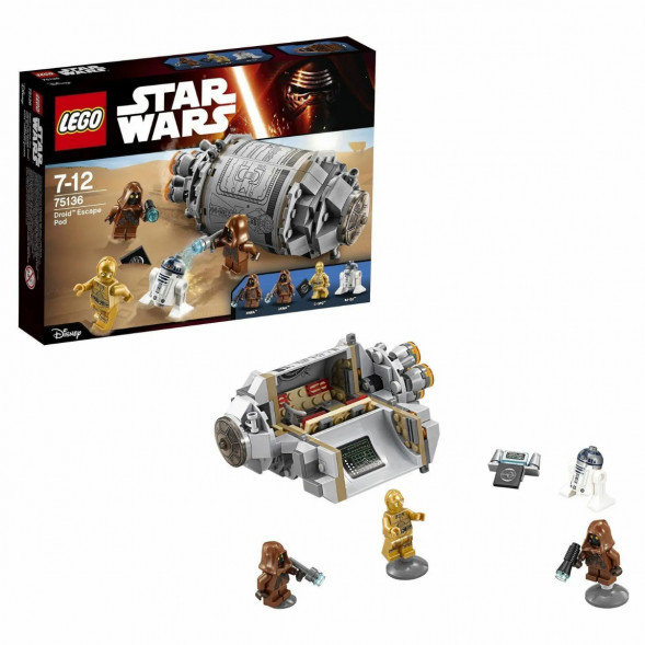 Конструктор LEGO Star Wars 75136 Спасательная капсула дроидов в Новокузнецке